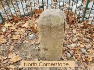 North cornerstone marking the District of Columbia